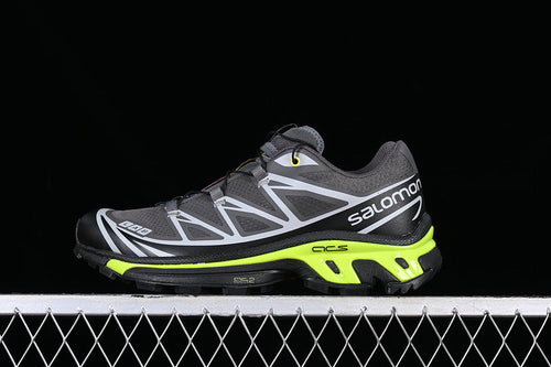 Salomon XT-6 – Black / Green Gecko