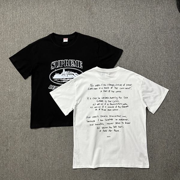 T-shirt Supreme x Corteiz — ensemble noir vue 2