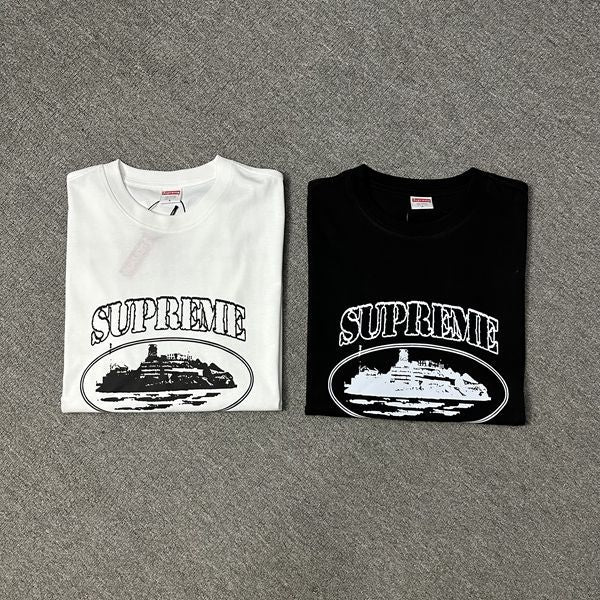 T-shirt Supreme x Corteiz — ensemble noir vue 5