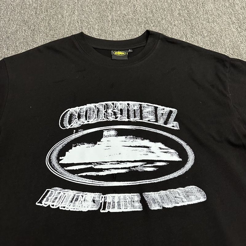 T-shirt Rules The World Effect Noir/Blanc — vue 1