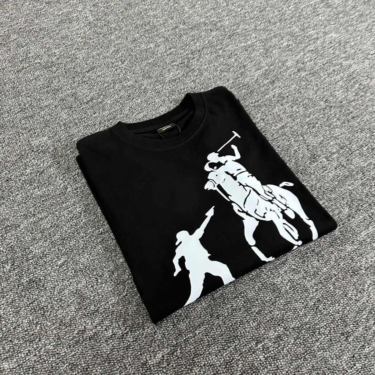 T-shirt Corteiz Rebel Noir — vue 3