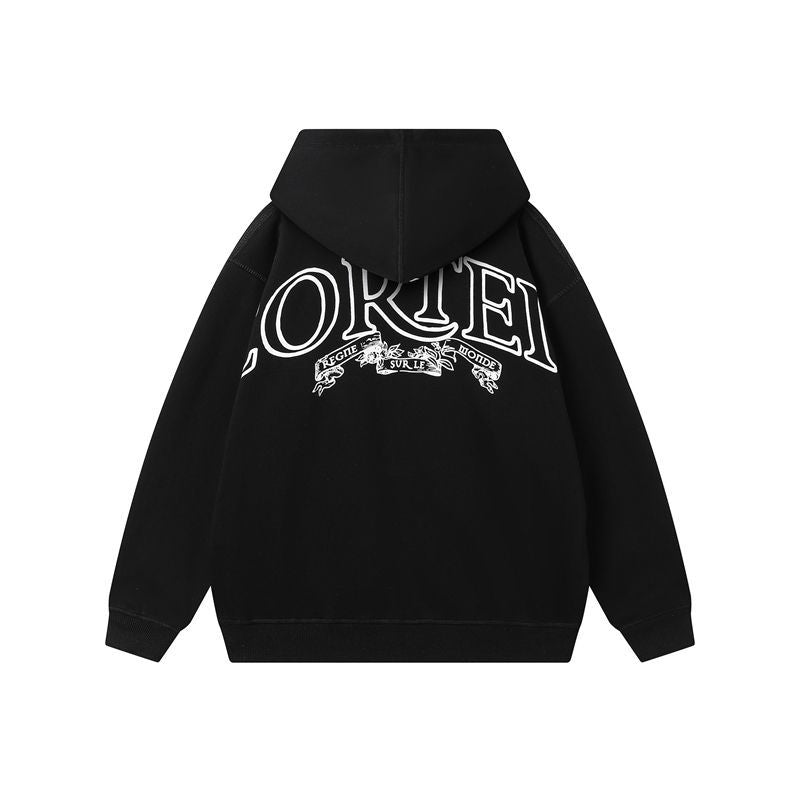 Sweat Zip Corteiz Regne Noir — vue 1
