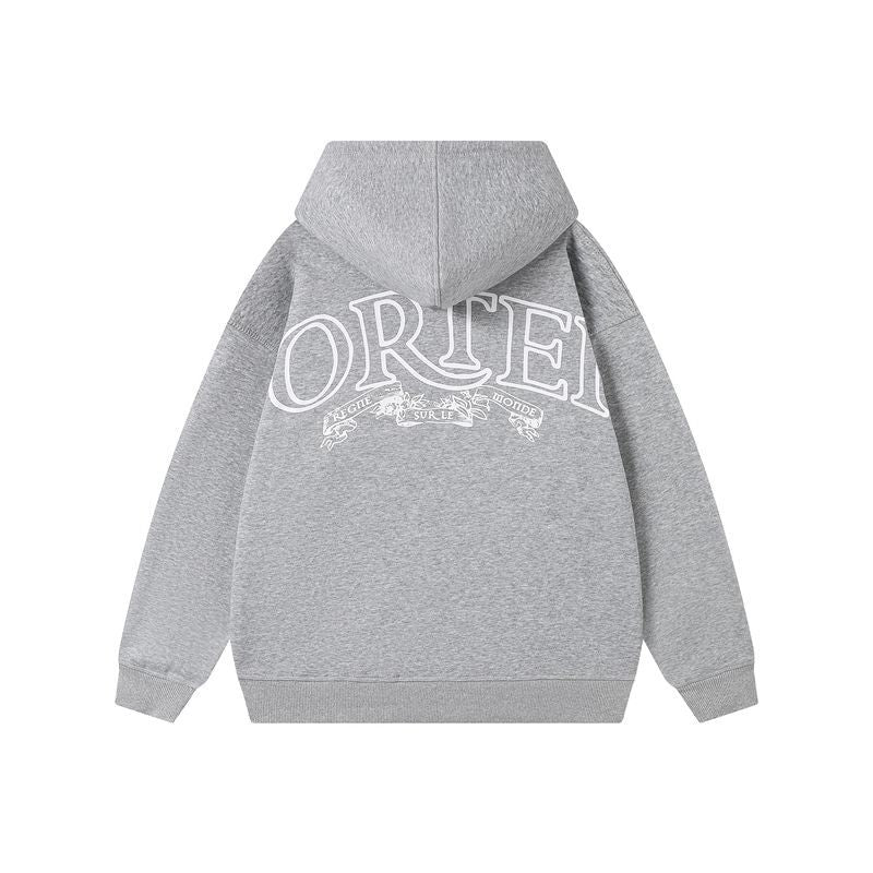 Sweat Zip Corteiz Regne Gris — vue 1