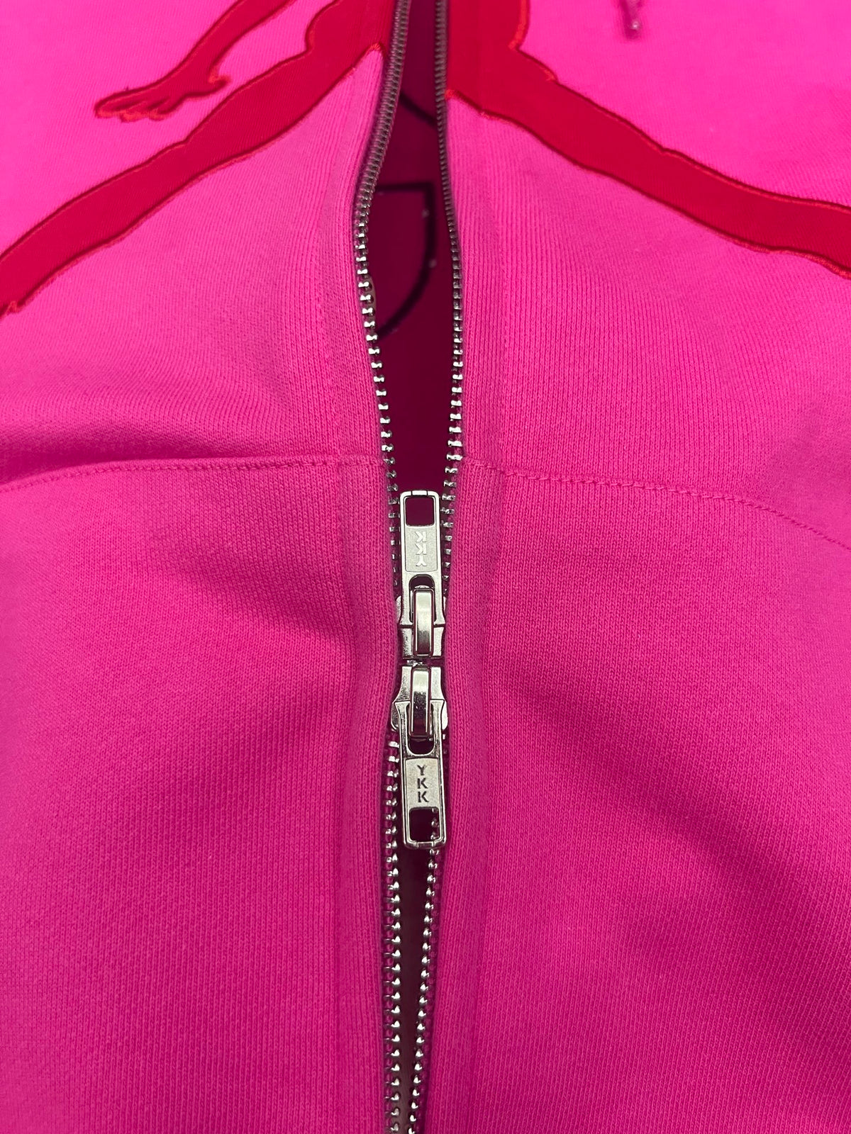 rose detail zip
