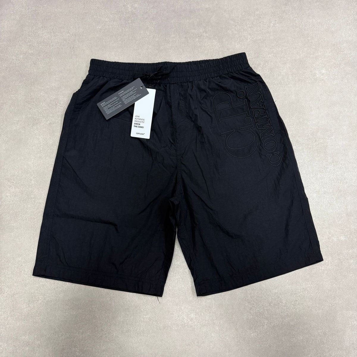 Short C.P. Company Noir — vue 1