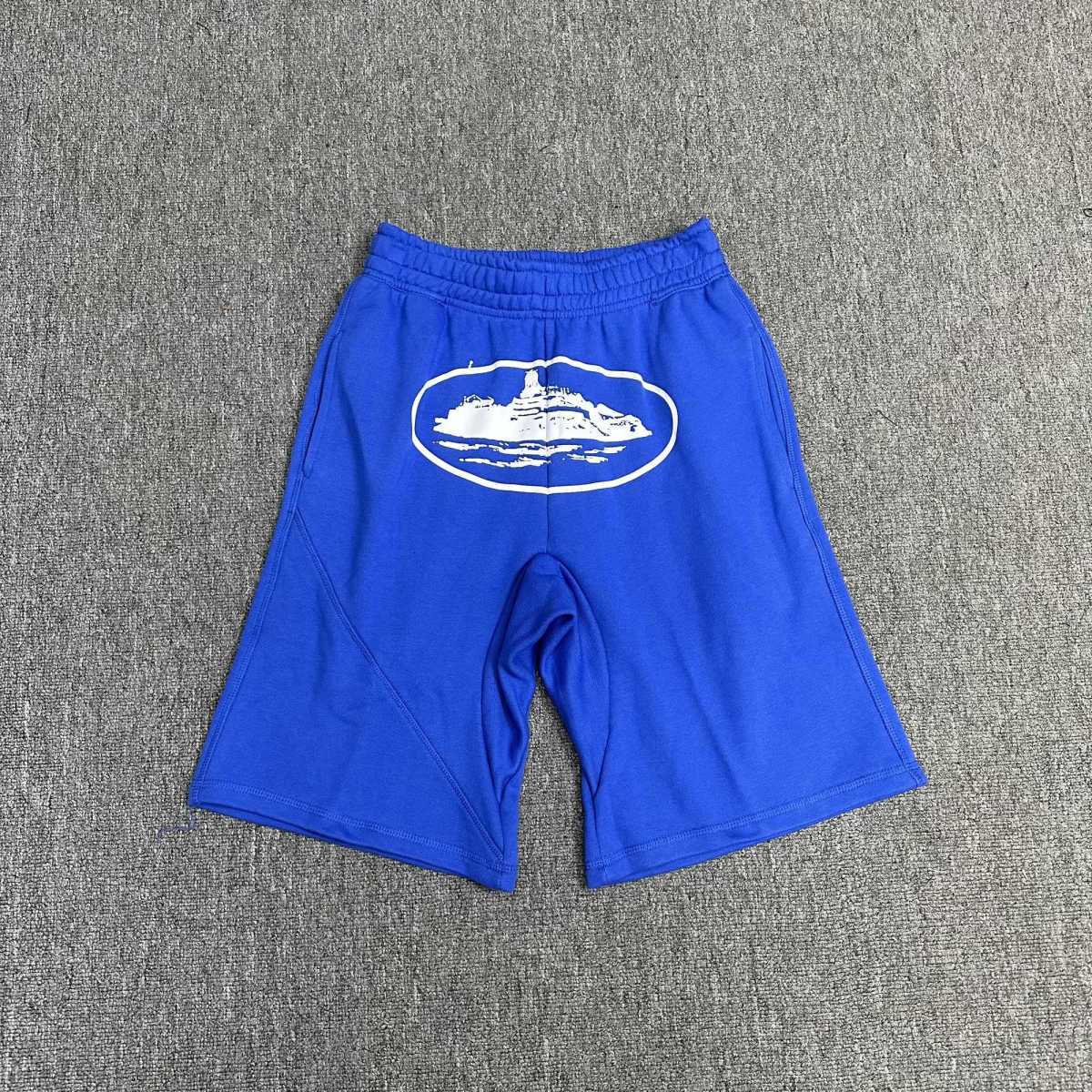 Short Corteiz Alcatraz Bleu Royal — vue 1