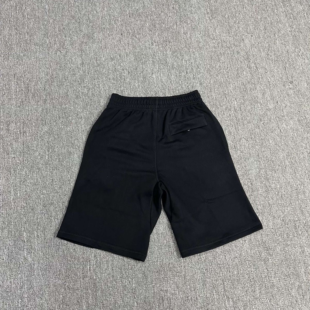 Short Corteiz Alcatraz Noir Logo Blanc — vue 2 dos