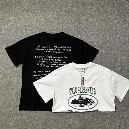 T-shirt Supreme x Corteiz Rules The World