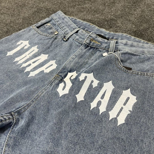 Short Trapstar Decoded Denim Shorts