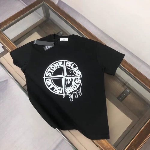 T-shirt Stone Island Compass Drip Melted Print