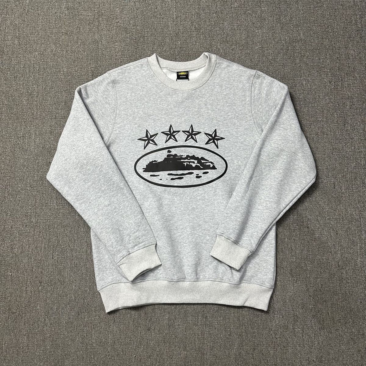 Sweatshirt Corteiz Alcatraz Gris — vue 1
