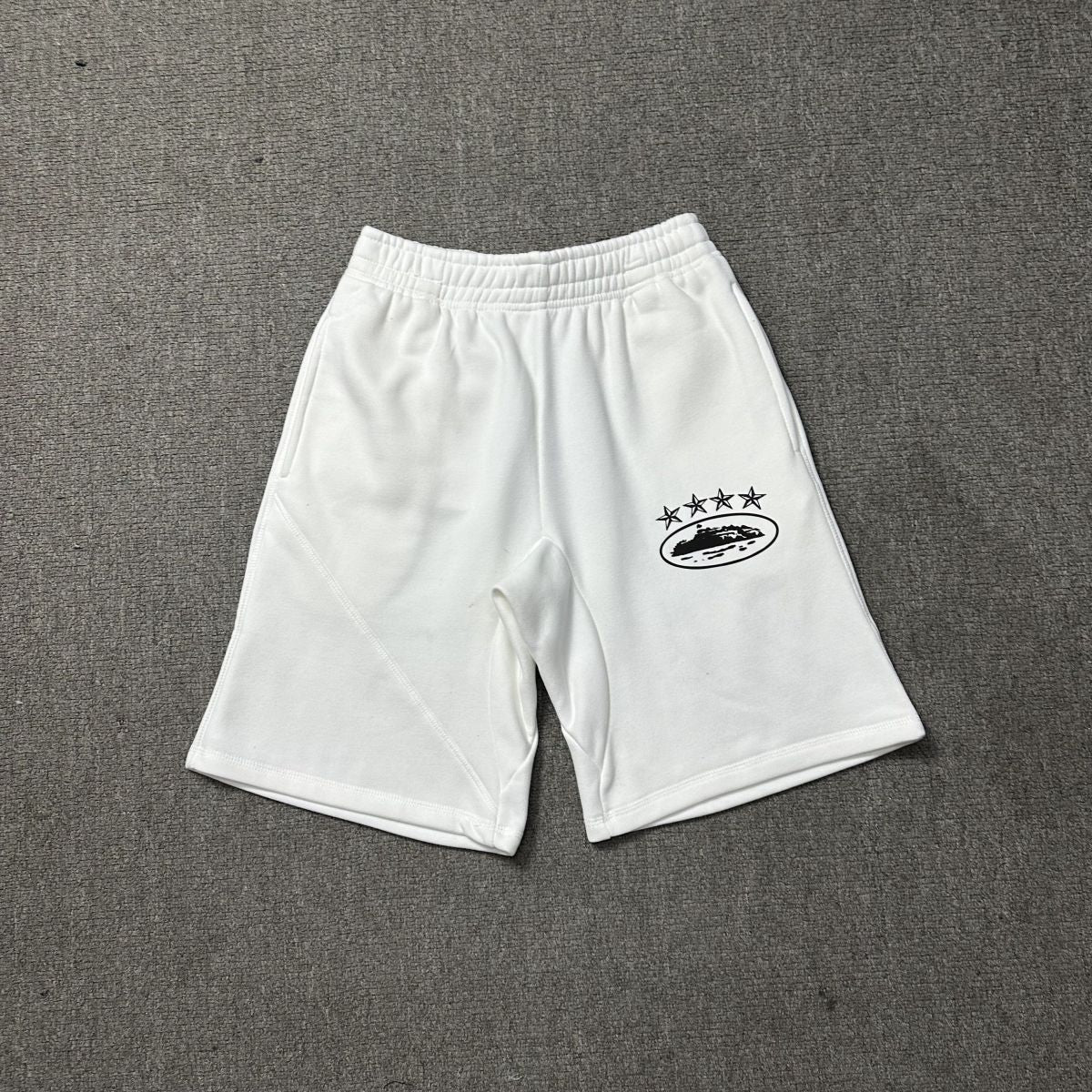 Short Corteiz Alcatraz Blanc — vue 2