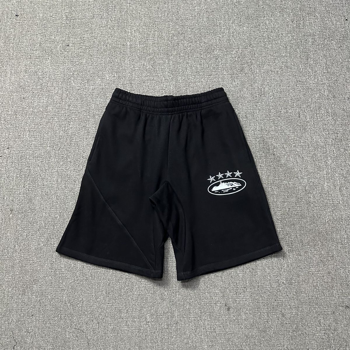 Short Corteiz Alcatraz Noir — vue 1
