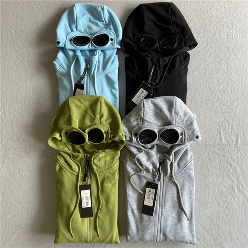 Sweat C.P. Company Diagonal Capuche Zip