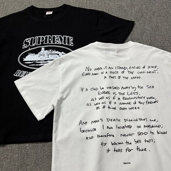 T-shirt Supreme x Corteiz — ensemble noir vue 4