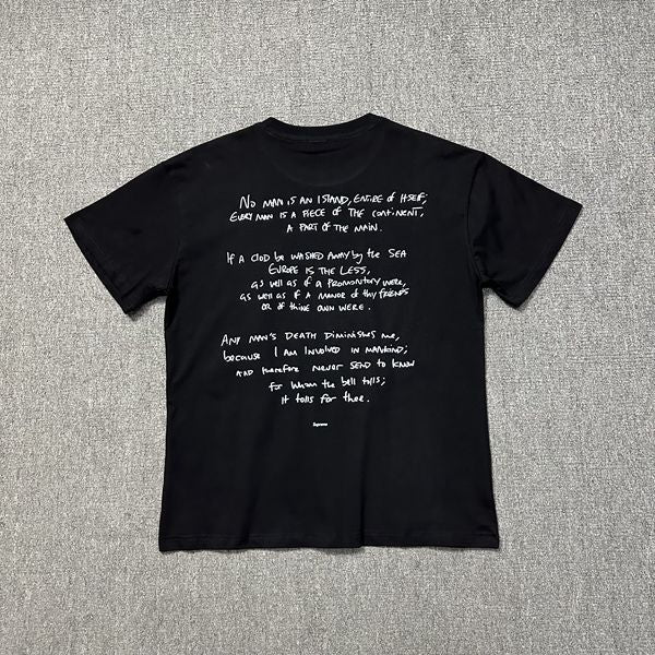 T-shirt Supreme x Corteiz Noir — vue 1