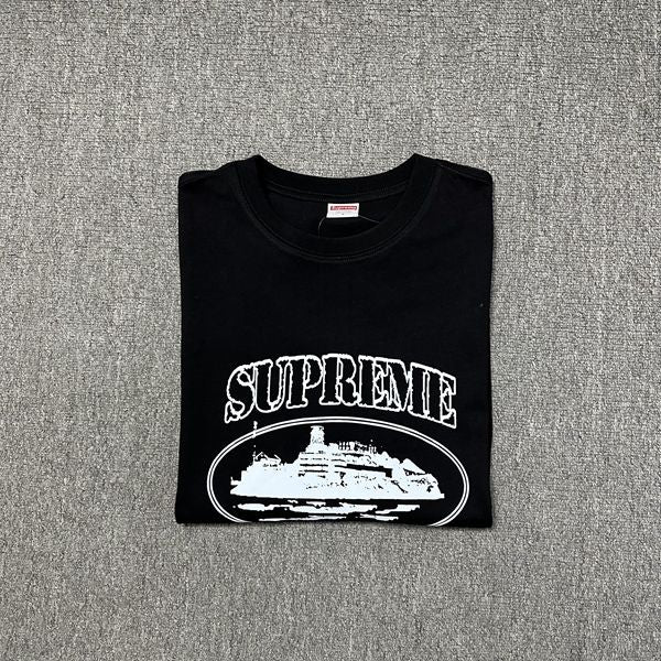 T-shirt Supreme x Corteiz Noir — vue 2
