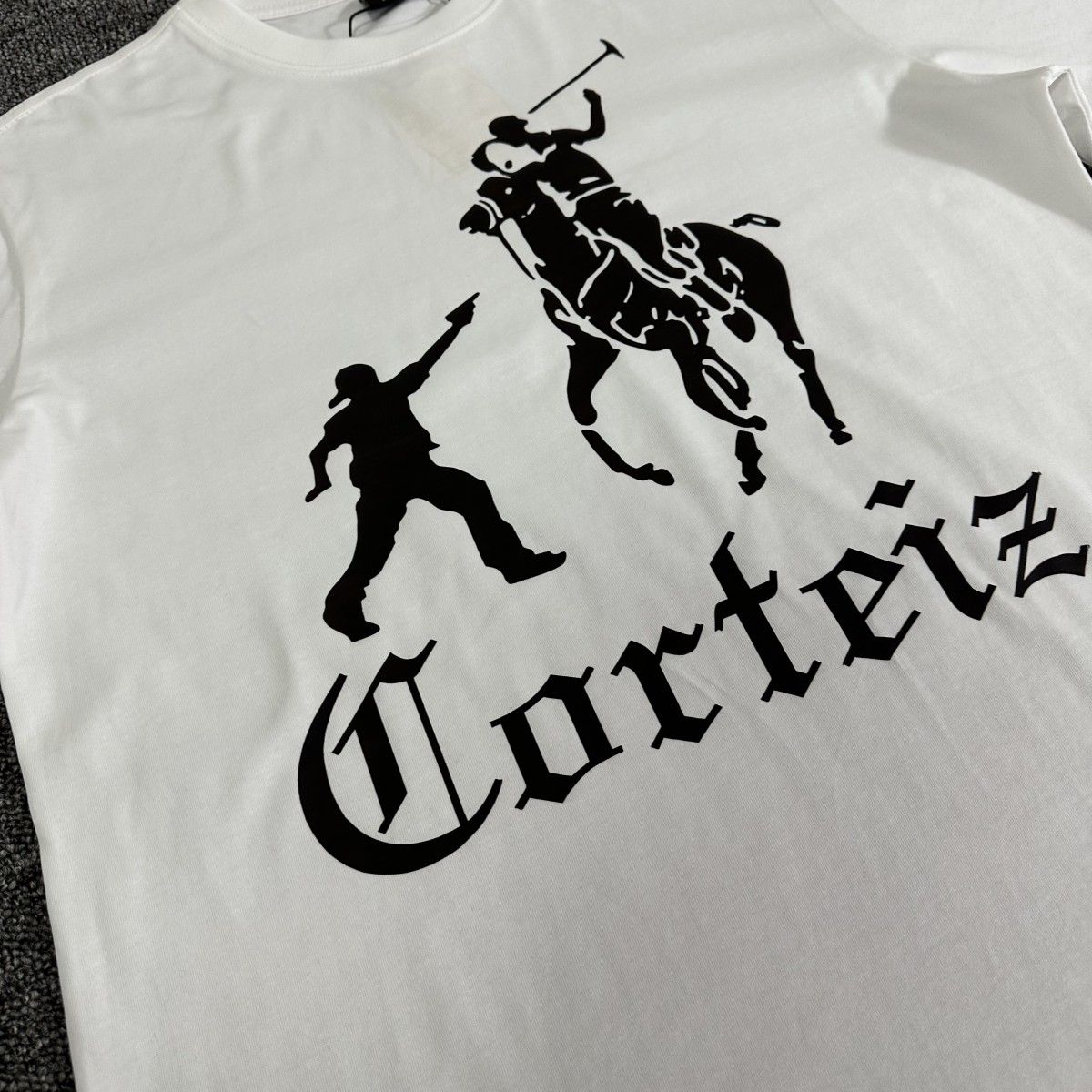 T-shirt Corteiz Rebel Blanc — vue 5