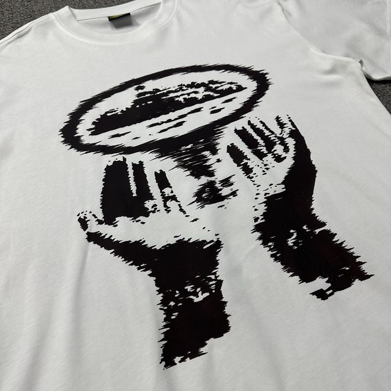 T-shirt CORTEIZ PLEASE Blanc — vue 3