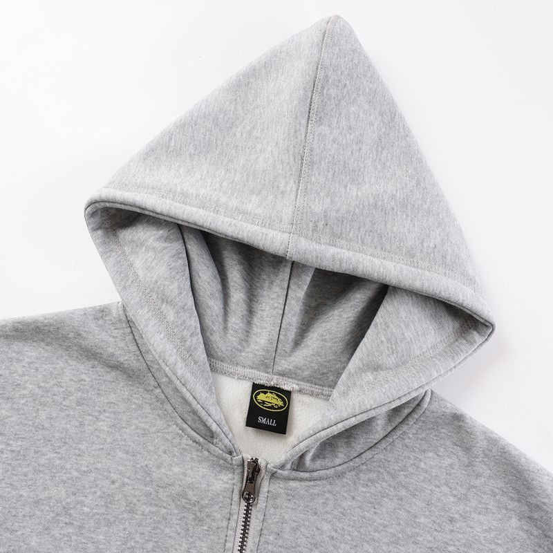 Sweat Zip Corteiz Regne Gris — vue 2