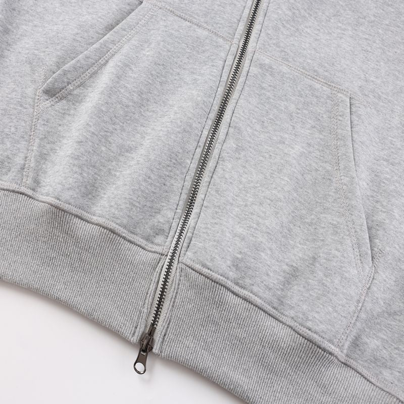 Sweat Zip Corteiz Regne Gris — vue 7