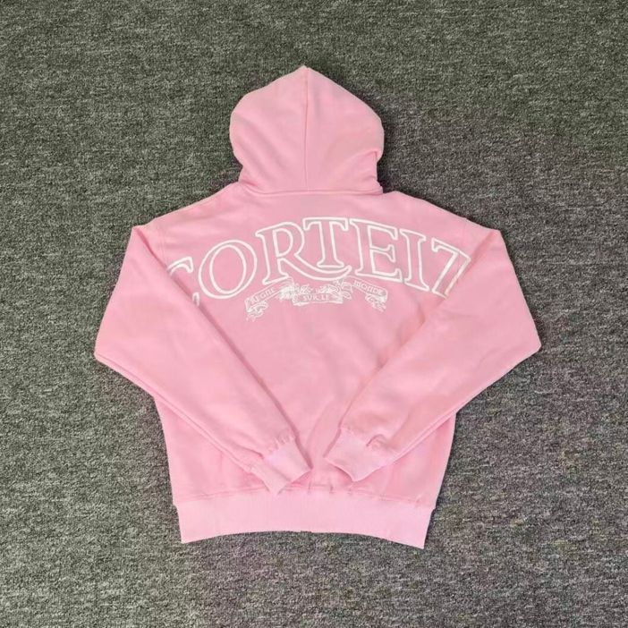 Sweat Zip Corteiz Regne Rose — vue 1