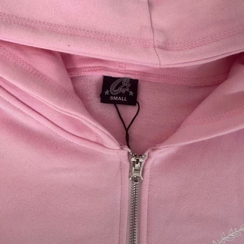 Sweat Zip Corteiz Regne Rose — vue 5