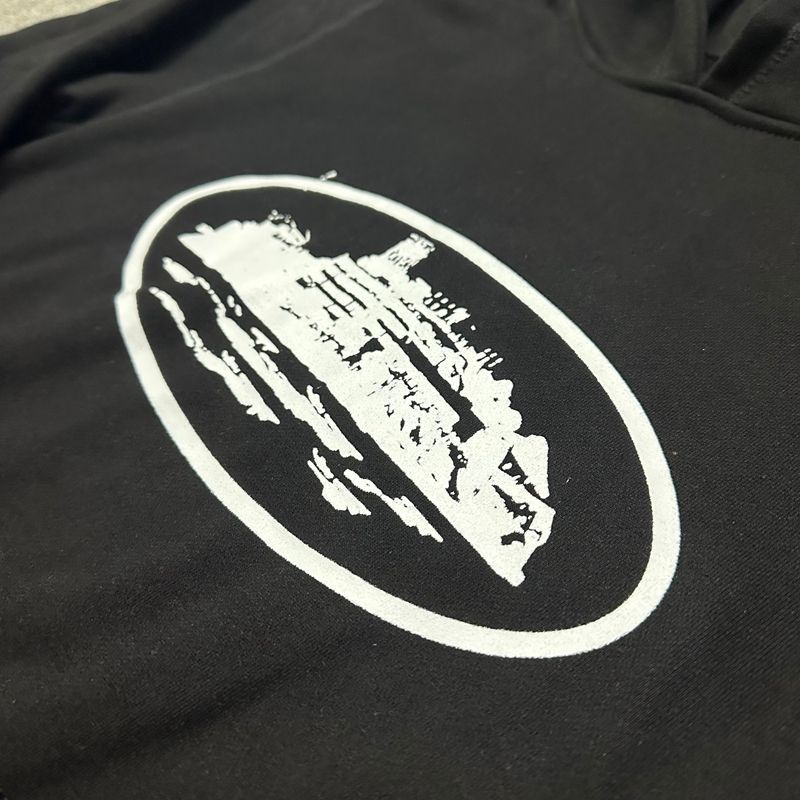 Sweat Zip CRTZ Tracksuit Noir Blanc — vue 1