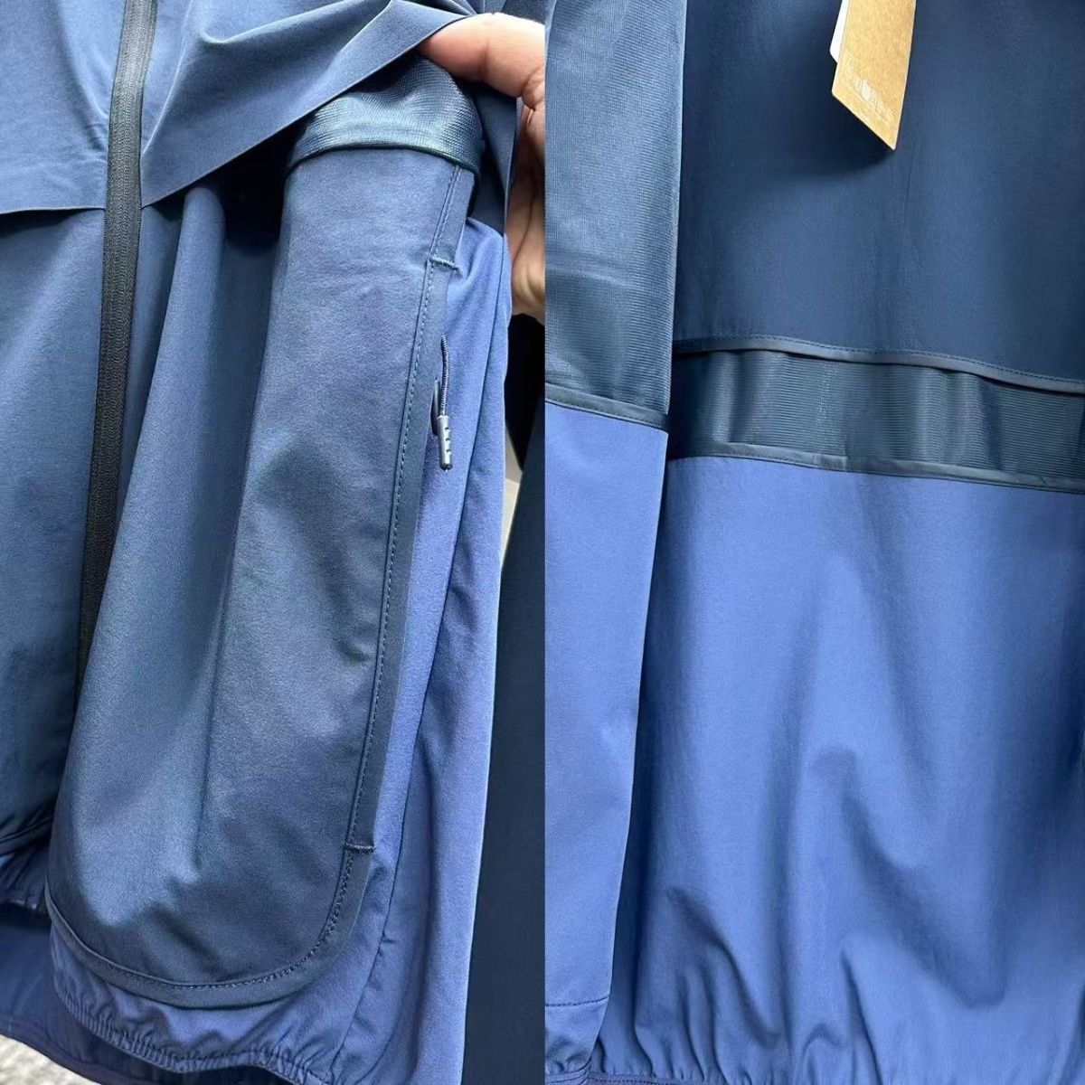 bleu marine detail poche col