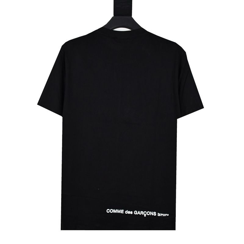 noir detail dos cdg
