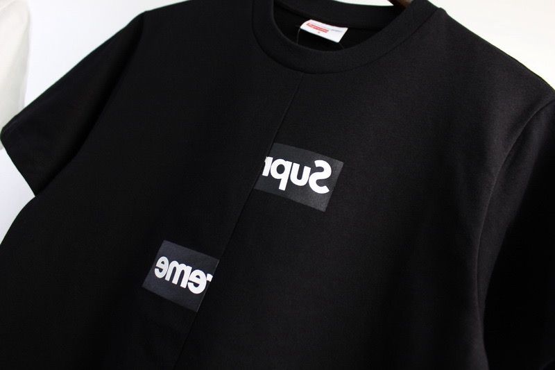 noir detail epaule split logo
