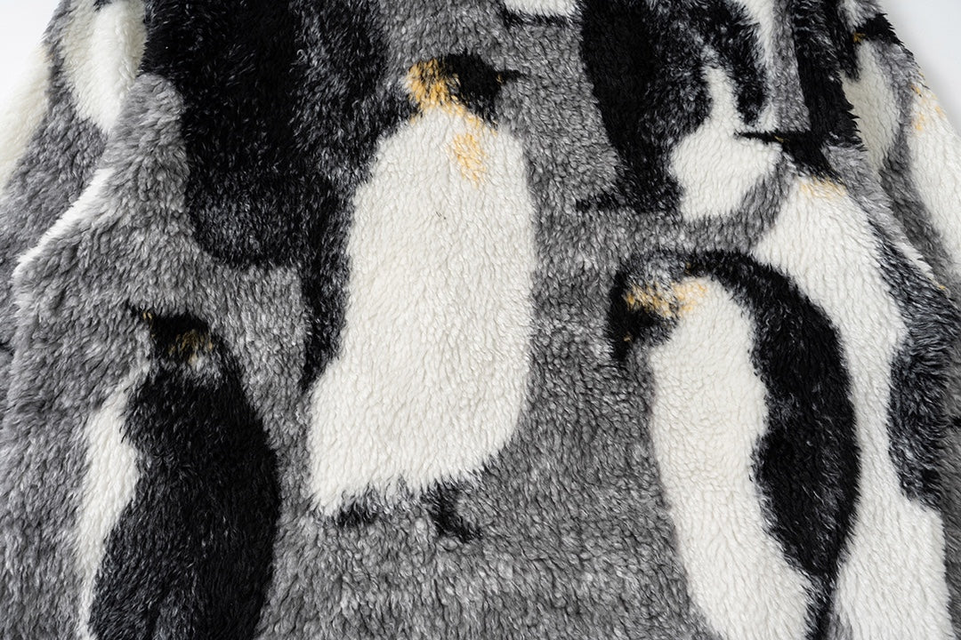 penguins detail print