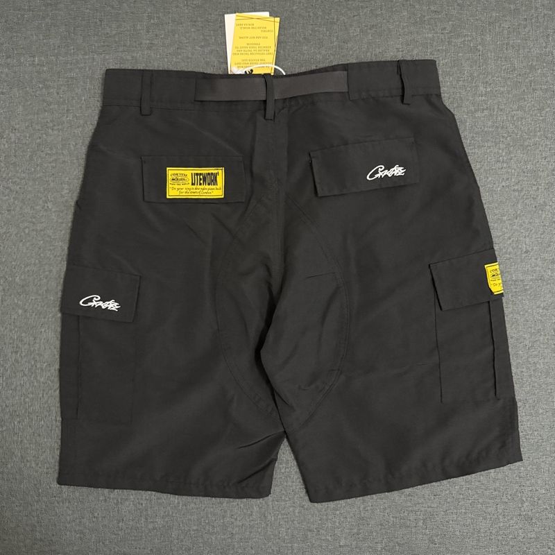 Short Corteiz Hype Black et Jaune — vue 1