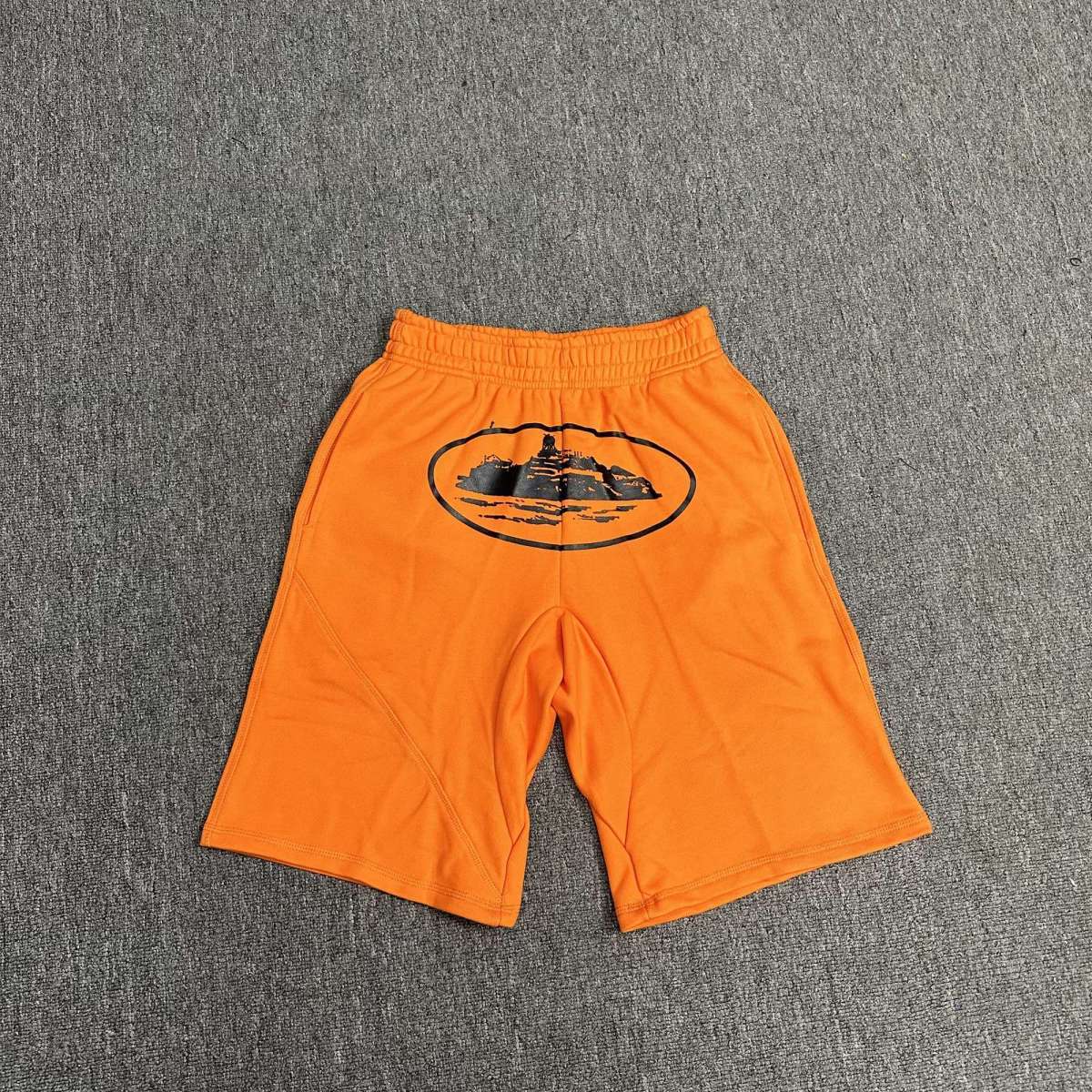 Short Corteiz Alcatraz Orange — vue 1