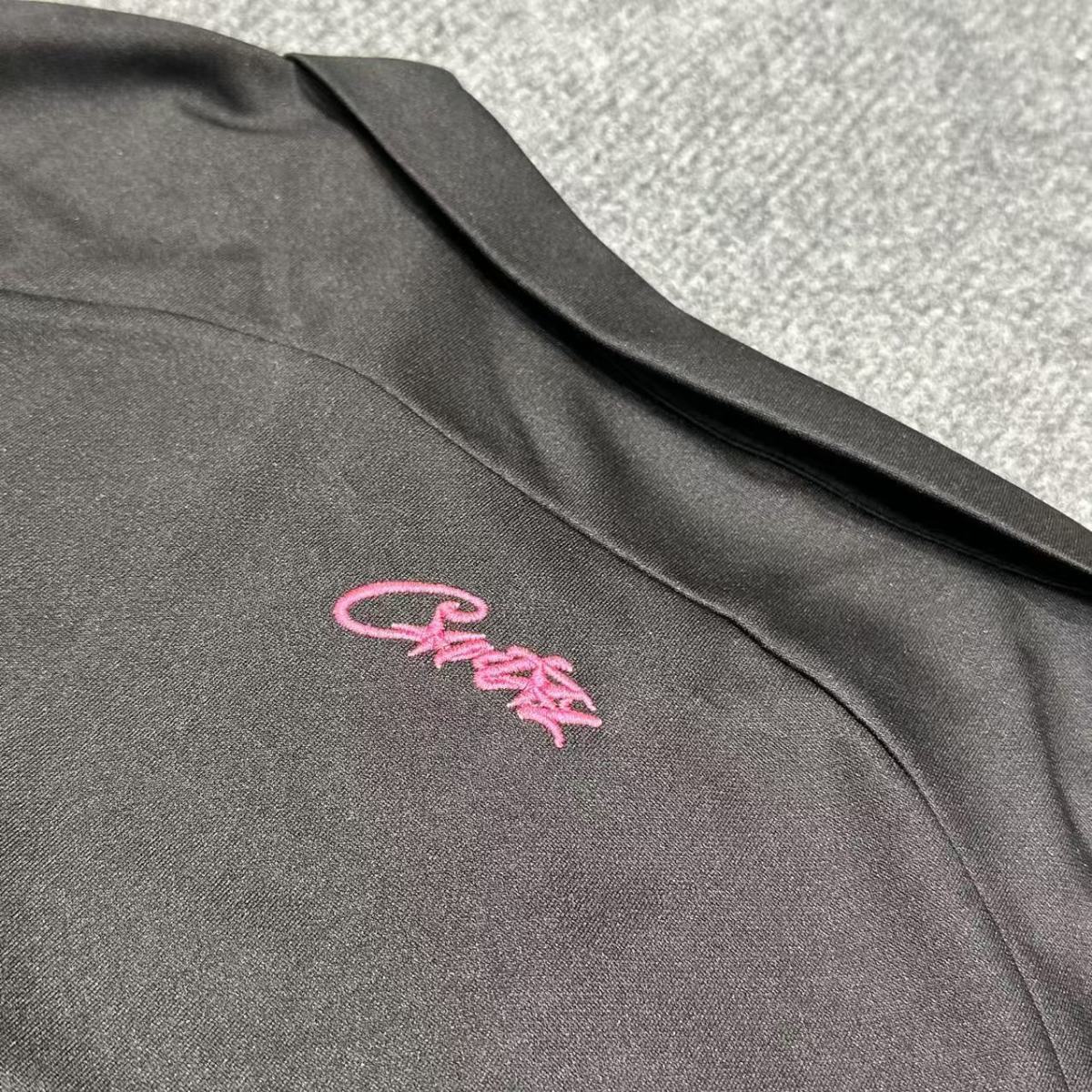Polo Corteiz Alcatraz Noir Logo Rose — vue 7