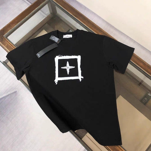 T-shirt Stone Island Compass Painted Square Frame Print