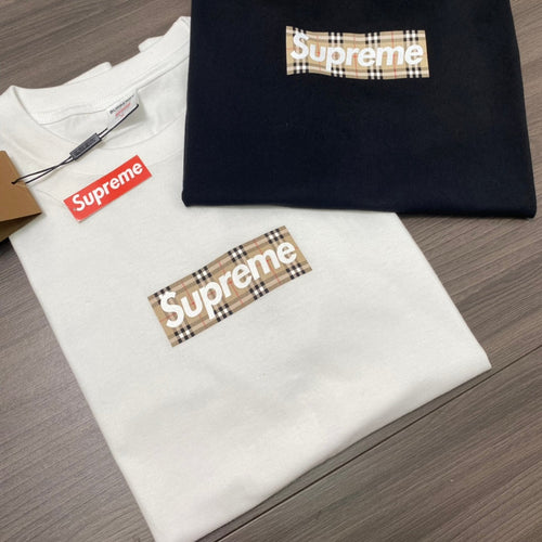 T-shirt Supreme x Burberry Box Logo