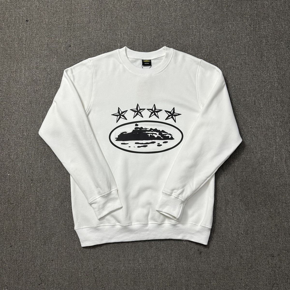 Sweatshirt Corteiz Alcatraz Blanc — vue 2