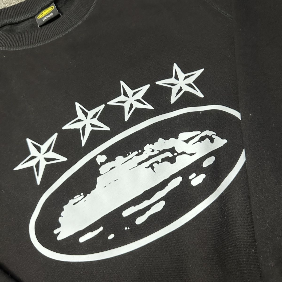 Sweatshirt Corteiz Alcatraz Noir — vue 3 logo