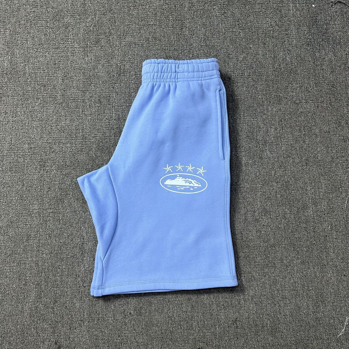 Short Corteiz Alcatraz Bleu — vue 1