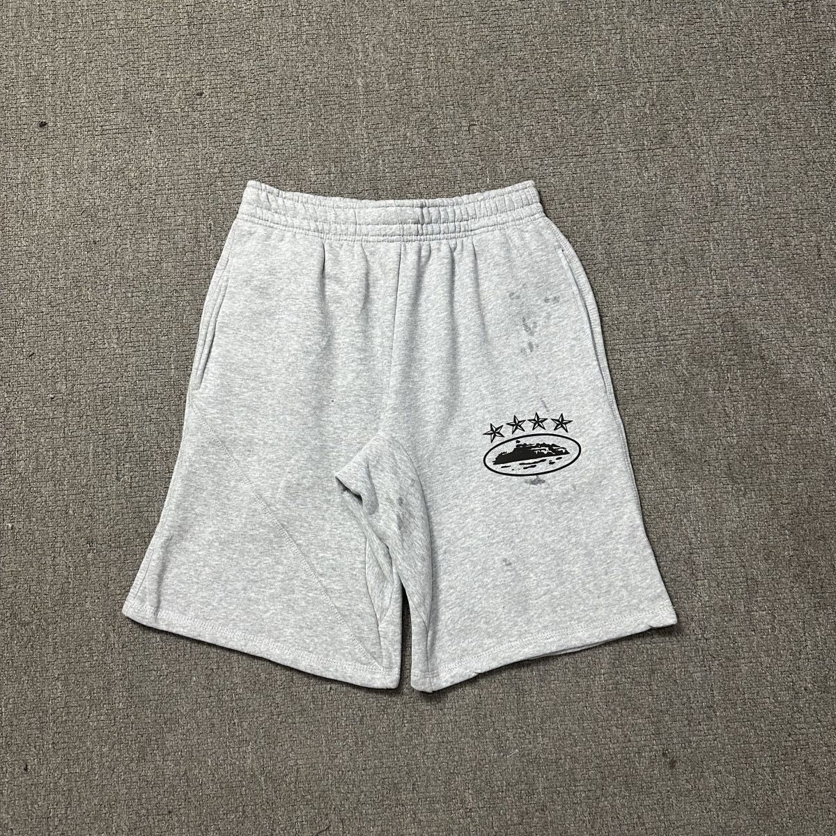 Short Corteiz Alcatraz Gris — vue 1
